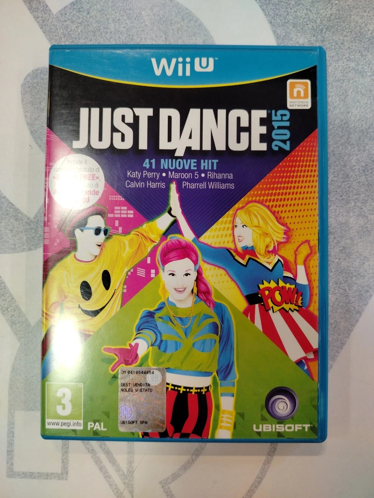 Just Dance 2015 Wii U Nintendo Italiano PAL Triangolo Blu